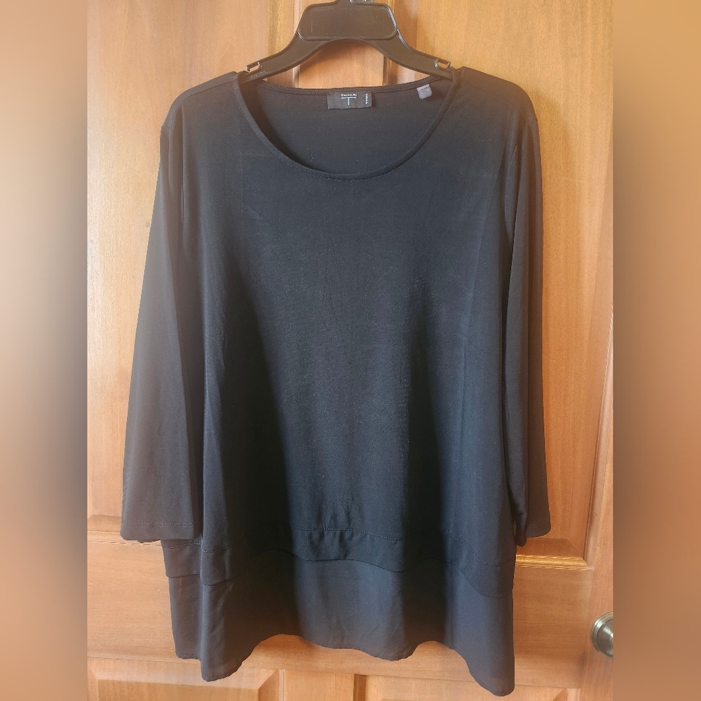 T Tahari Black Women's Blouse